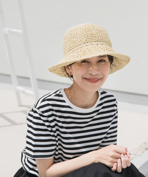 URBAN RESEARCH DOORS（アーバンリサーチドアーズ）の「ペーパーキリカエバケハ（ハット・レディース・NATURAL/BEIGE・one）」の11枚目の写真