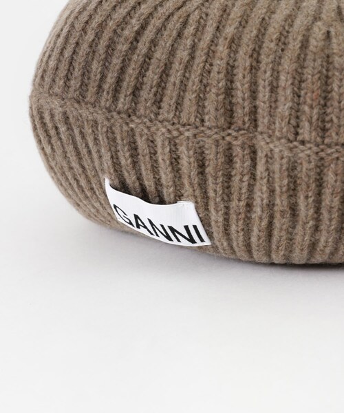 URBAN RESEARCH（アーバンリサーチ）の「GANNI　Structured Rib Beret（ハンチング/ベレー帽・レディース・TigersEye・-）」の6枚目の写真