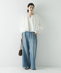 URBAN RESEARCH | 『3サイズ展開』綿麻デニムイージーパンツ(デニムパンツ)