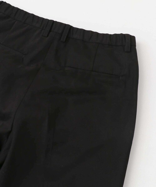 【BLACK】『XLサイズあり』ストレッチモールスキン1タックワイドスラックス URBAN RESEARCH ROSSO MEN パンツ 「XLサイズあり」ストレッチ