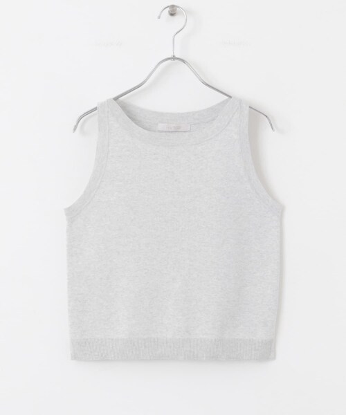 URBAN RESEARCH ROSSO（アーバンリサーチロッソ）の「F by ROSSO　ウォッシャブルミラノリブアメスリニット（ニット/セーター・レディース・BLACK/L/GRAY/BROWN/NAVY×OW・FREE）」の22枚目の写真