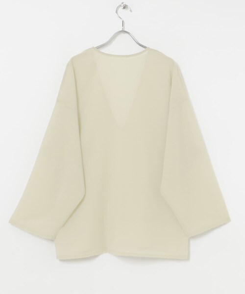 THE GOODLAND MARKET（ザグッドランドマーケット）の「&her　Voile Tops（シャツ/ブラウス・レディース・CREAM・one）」の12枚目の写真