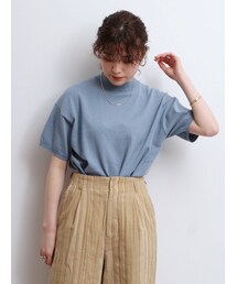 Ungrid | ハーフスリーブルーズニット(ニット/セーター)