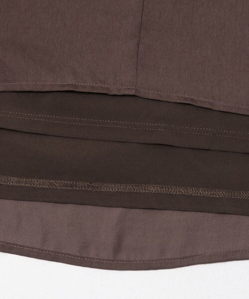 URBAN RESEARCH ROSSO（アーバンリサーチロッソ）の「ヴィンテージサテンテントワンピース（ワンピース・レディース・BROWN/Y/BEIGE/NAVY・Free）」の6枚目の写真