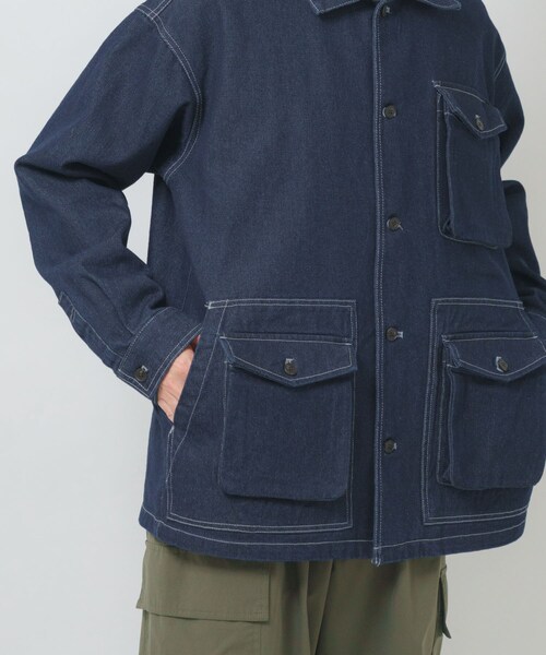 ITEMS URBANRESEARCH（アイテムズ アーバンリサーチ）の「デニム カバーオール（カバーオール・メンズ・BLK/NVY/BLU・M/L）」の14枚目の写真