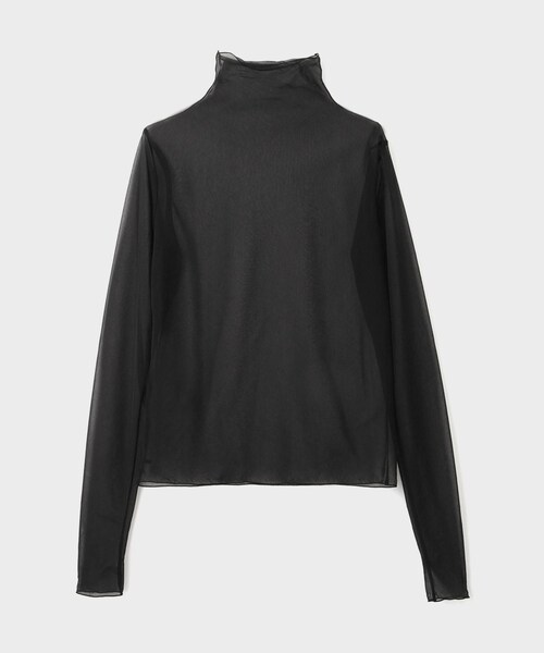 ROPE'（ロペ）の「【near.nippon（ニアー ニッポン）】SHEER HIGH NECK TOPS｜トップス（その他トップス・レディース・モスグリーン/ブラック・F）」の18枚目の写真