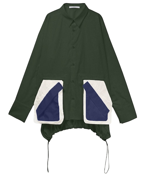 UN3D. LAYERED POCKET SH