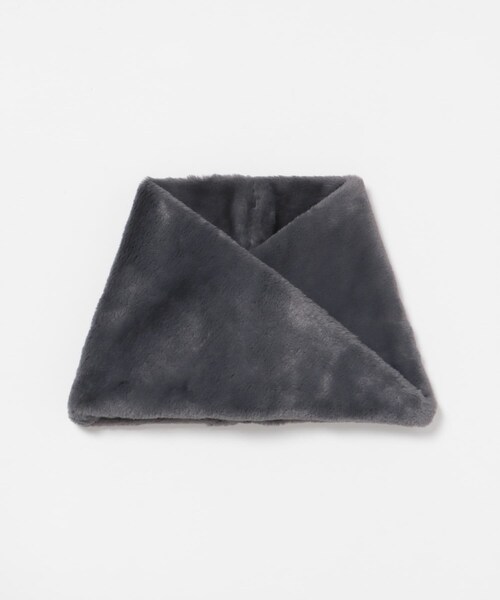 URBAN RESEARCH（アーバンリサーチ）の「フェイクファースヌード（ネックウォーマー/スヌード・レディース・IVORY/GREGE/CHARCOAL・FREE）」の12枚目の写真