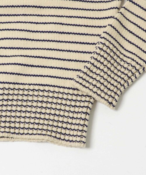 URBAN RESEARCH DOORS（アーバンリサーチドアーズ）の「L.L.Bean JAPAN EDITION　SAILOR SWEATER（ニット/セーター・レディース・IVORY/NAVY/RED・M）」の6枚目の写真