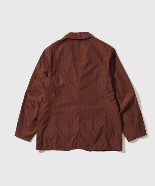 ADAM ET ROPE'(アダムエロペ)の「【KAPTAIN SUNSHINE/キャプテンサンシャイン】Bumpy Stripe Take Easy Jacket(テーラードジャケット・メンズ・キナリ/ダークブラウン・2/3/4)」の16枚目の写真