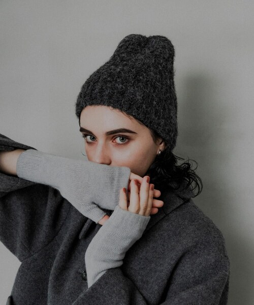 URBAN RESEARCH（アーバンリサーチ）の「ニット帽（ニットキャップ/ビーニー・レディース・BROWN/NAVY/CHARCOAL・FREE）」の7枚目の写真