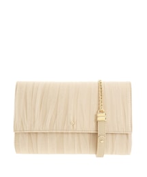 LAGUNAMOON | LADY チュールサテンバック(ハンドバッグ)