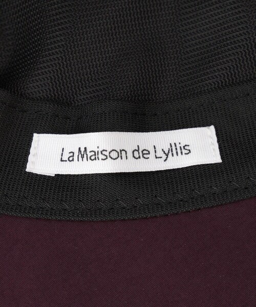ADAM ET ROPE'(アダムエロペ)の「【La Maison de Lyllis for ADAM ET ROPE'】別注UV HAMPTON(ハット・レディース・チャコール/グリーン系/ワイン系・F)」の17枚目の写真