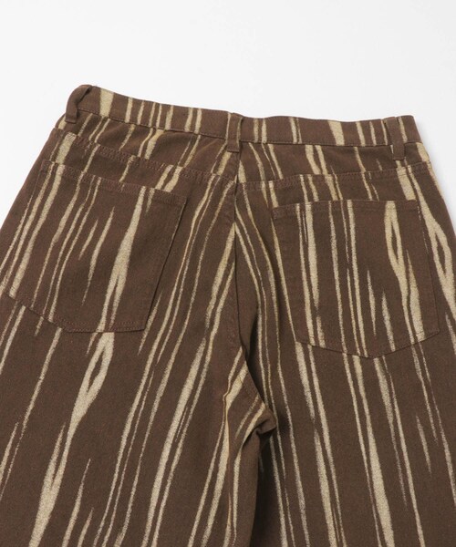 SENSE OF PLACE by URBAN RESEARCH(センスオブプレイスバイアーバンリサーチ)の「マーブルプリントワイドデニム(デニムパンツ・メンズ・BROWN/OLIVE・M/L)」の15枚目の写真