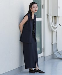 SENSE OF PLACE by URBAN RESEARCH | 『UR TECH DRYLUXE』リネンライクジレ(ベスト)