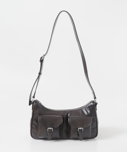 KBF（ケイビーエフ）の「STAND OIL　JOEY BAG MINI（ショルダーバッグ・レディース・CAMEL/MARRON/BLACK・One）」の2枚目の写真