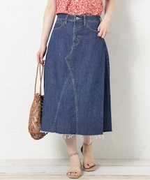 URBAN RESEARCH Sonny Label | リメイク風フレアデニムスカート(デニムスカート)