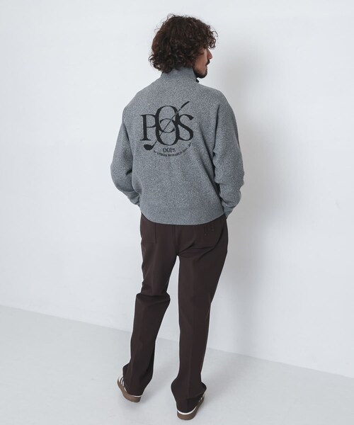 URBAN RESEARCH Sonny Label（アーバンリサーチサニーレーベル）の「OOPS　バックBIGロゴニット（ニット/セーター・メンズ・GRAY/BLACK/GREIGE・M/L/XL）」の18枚目の写真
