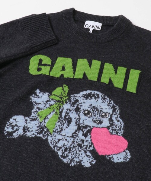 URBAN RESEARCH（アーバンリサーチ）の「GANNI　Graphic Wool Mix Puppy（ニット/セーター・レディース・Phantom・S）」の12枚目の写真