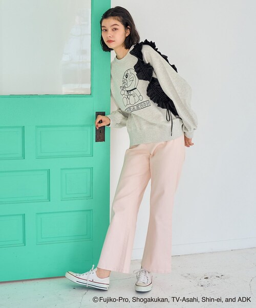 ROPE' PICNIC(ロペピクニック)の「【ドラえもんコレクション】裏毛スウェット(スウェット・レディース・ライトグレー/ピンク・38)」の19枚目の写真