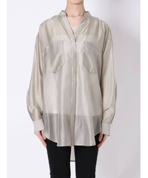 MERCURYDUO | バックオープンリボンシャツ(シャツ/ブラウス)