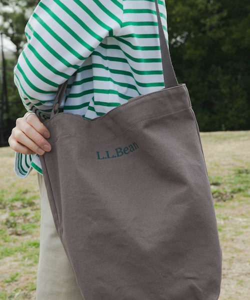 URBAN RESEARCH DOORS（アーバンリサーチドアーズ）の「『別注』L.L.Bean×DOORS　Shoulder Strap Tote M（ショルダーバッグ・レディース・Natural/Black/CarbonGray・one）」の10枚目の写真