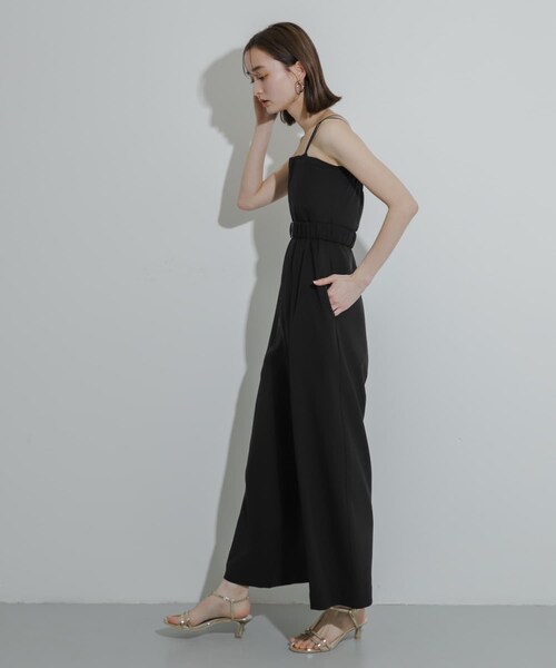 SENSE OF PLACE by URBAN RESEARCH(センスオブプレイスバイアーバンリサーチ)の「ベルトツキベアパンツ(サロペット/オーバーオール・レディース・GREIGE/BLACK/GRAY・S/M)」の8枚目の写真
