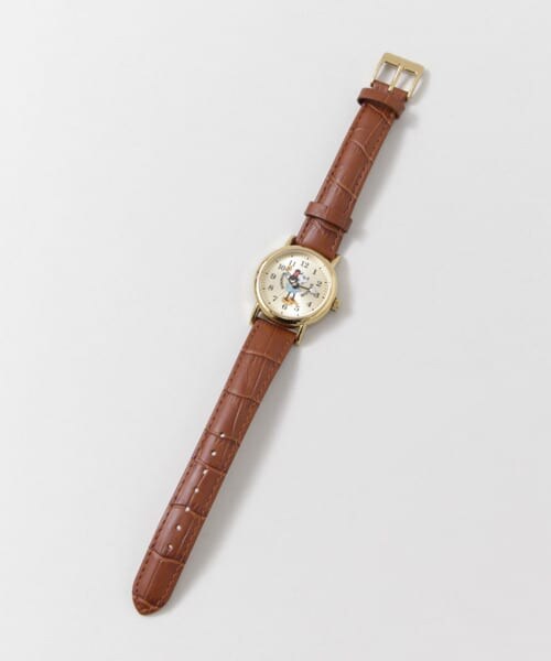 URBAN RESEARCH Sonny Label（アーバンリサーチサニーレーベル）の「Mickey　MICKEY WATCH（アナログ腕時計・レディース・ブラウン・one）」の5枚目の写真