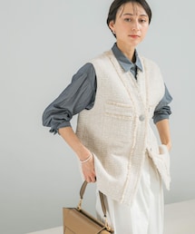 URBAN RESEARCH ROSSO WOMEN | ツイードオーバージレ(ベスト)