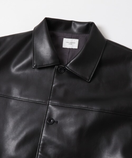 URBAN RESEARCH DOORS（アーバンリサーチドアーズ）の「FL カーコート（ライダースジャケット・メンズ・BLACK・M/L）」の14枚目の写真