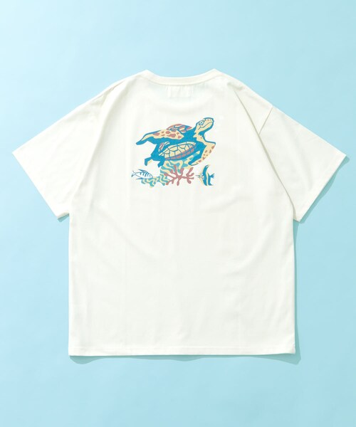 URBAN RESEARCH Sonny Label（アーバンリサーチサニーレーベル）の「HIROCKSHOWコラボTシャツ TURTLE（Tシャツ/カットソー・メンズ・オフ/スミクロ・M/L）」の3枚目の写真