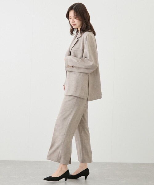 Jayro（ジャイロ）の「リネンライクパンツ（スラックス・レディース・グレー/ベージュ・M）」の12枚目の写真