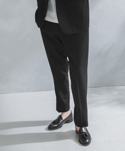URBAN RESEARCH DOORS（アーバンリサーチドアーズ）の「『イージーケア』LIFE STYLE TAILOR　カルゼストレッチコンフォータブルパンツ（スラックス・メンズ・BLACK/BLUE GRAY/SAGE KHAKI・S/M/L/XL）」の6枚目の写真