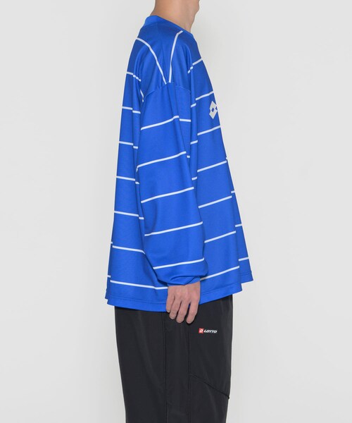 URBAN RESEARCH（アーバンリサーチ）の「LOTTO　BORDER LONG-SLEEVE GAME SHIRTS（Tシャツ/カットソー・メンズ・BLUE/NAVY・M/L/XL/XXL）」の13枚目の写真