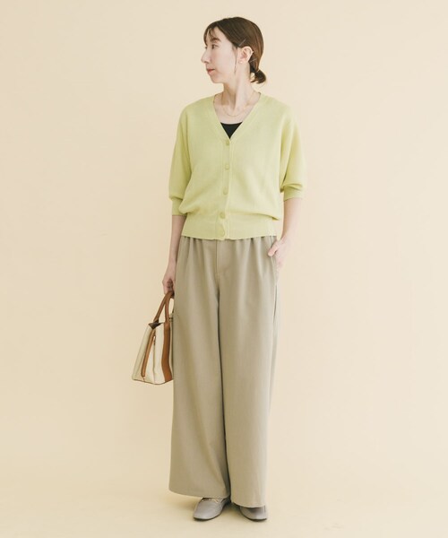 ITEMS URBANRESEARCH（アイテムズ アーバンリサーチ）の「ワイドイージーパンツ（その他パンツ・レディース・BEG/BRN/BRD・Free）」の19枚目の写真