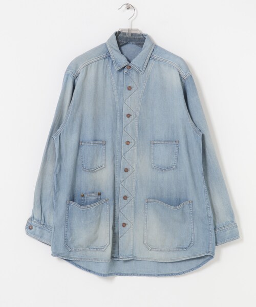 MAATEE&SONS DENIM SHIRTS COVERALL サイズ1 MAATEE&SONS DENIM SHIRTS COVERALL
