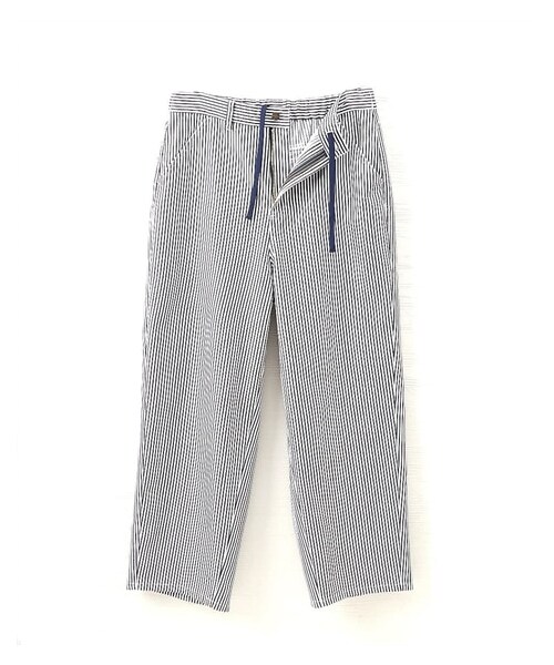 nissen（ニッセン）の「ルーズワイドパンツ（パンツ・メンズ・ブラック/ヒッコリーストライプ/ベージュ/カーキ・M/L/LL/3L/4L/5L/6L/8L/10L）」の8枚目の写真