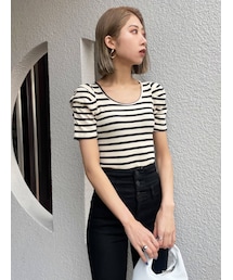 EMODA | タックスリーブパフトップス(Tシャツ/カットソー)