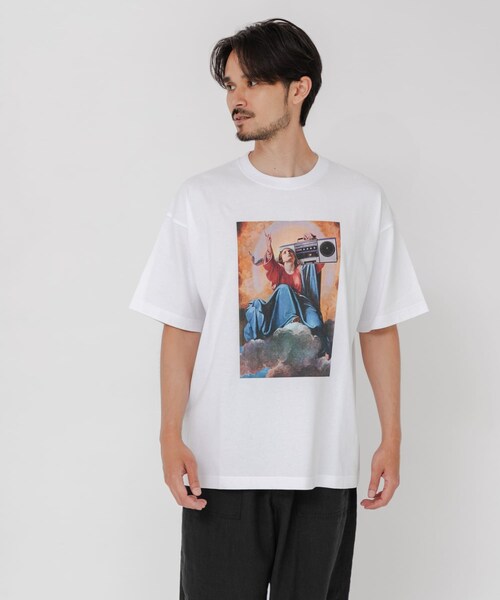 URBAN RESEARCH(アーバンリサーチ)の「I LOVE HIP HOP T-SHIRTS(Tシャツ/カットソー・メンズ・WHITE/BLACK・M/L/XL)」の5枚目の写真
