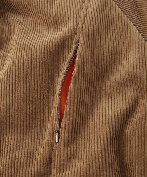 ADAM ET ROPE'(アダムエロペ)の「【KYOU/キョウ】KATAHDIN Corduroy Down Half Coat(ダウンジャケット/コート・メンズ・ダークブラウン・1/2)」の10枚目の写真