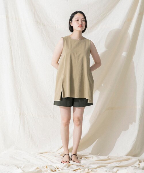URBAN RESEARCH（アーバンリサーチ）の「Swim URBAN RESEARCH　スイム ノースリーブチュニック（水着・メンズ・BEIGE/KHAKI・S/M）」の15枚目の写真