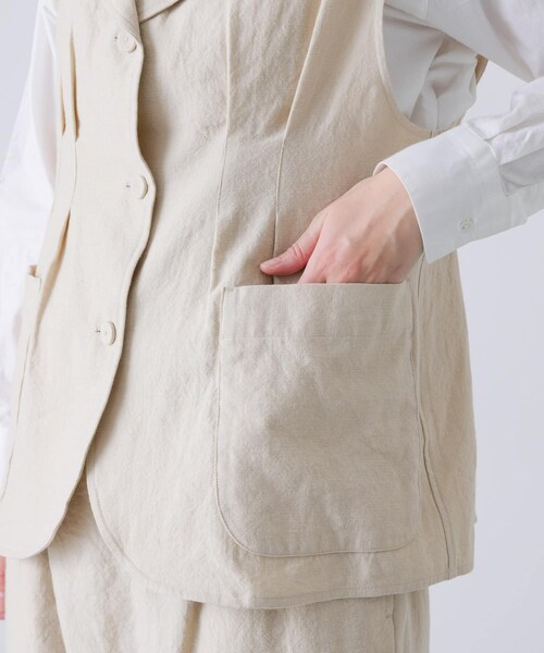 かぐれ（カグレ）の「susuri　クリケットベスト（ベスト・レディース・beige・1）」の13枚目の写真