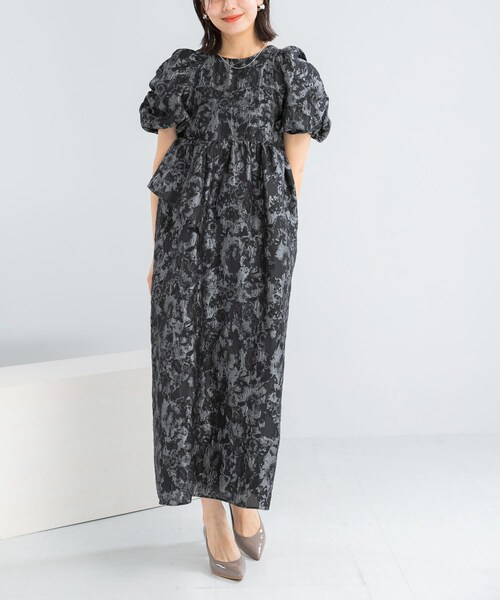 URBAN RESEARCH ROSSO（アーバンリサーチロッソ）の「ANDRESD　JACQUARD DRESS（ワンピース・レディース・L.GRAY/GRAY・M-TALL）」の15枚目の写真