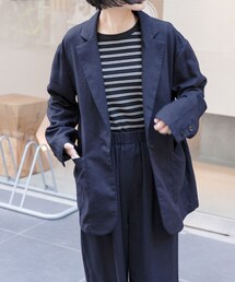 URBAN RESEARCH DOORS | FORK&SPOON ヘンプ混テーラードジャケット(テーラードジャケット)