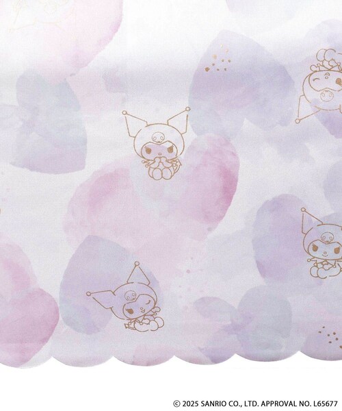 ROPE' PICNIC(ロペピクニック)の「【SANRIO CHARACTERS/サンリオキャラクターズ】晴雨兼用/遮光水彩モチーフ折りたたみ傘(折りたたみ傘・レディース・サックス/ラベンダー・F)」の10枚目の写真