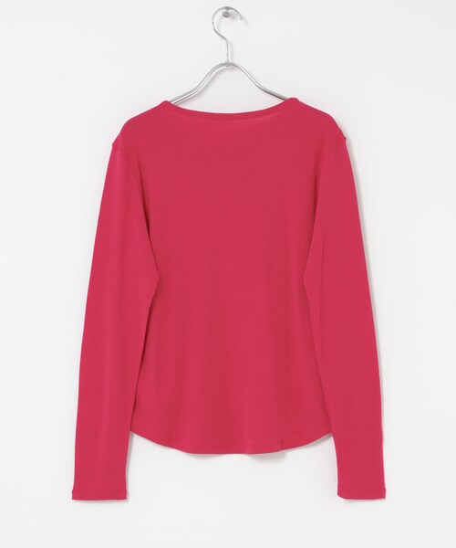 URBAN RESEARCH ROSSO（アーバンリサーチロッソ）の「コットンカシミヤクルーネックカットソー（Tシャツ/カットソー・レディース・OFF/PINK/NAVY・Free）」の21枚目の写真