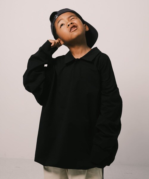 URBAN RESEARCH(アーバンリサーチ)の「Wide Dad SHADE TECH ポロシャツ ロングスリーブ(ポロシャツ・メンズ・D.NAVY・1/2)」の4枚目の写真