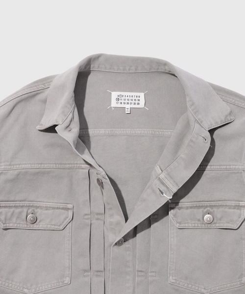 ADAM ET ROPE'（アダムエロペ）の「【Maison Margiela/メゾン マルジェラ】DENIM JKT JPN LIMITED（デニムジャケット・メンズ・ライトグレー・46/48）」の5枚目の写真