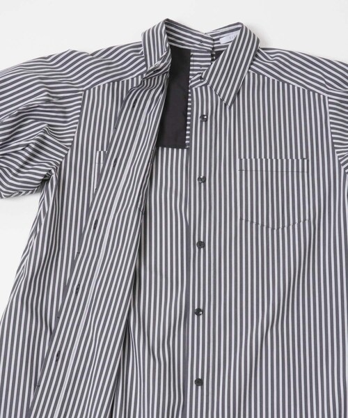 URBAN RESEARCH ROSSO（アーバンリサーチロッソ）の「『別注』ELENDEEK×ROSSO　RELAXY SHIRT ONE-PIECE（ワンピース・レディース・O.WHT/BLU/BLK・1）」の21枚目の写真