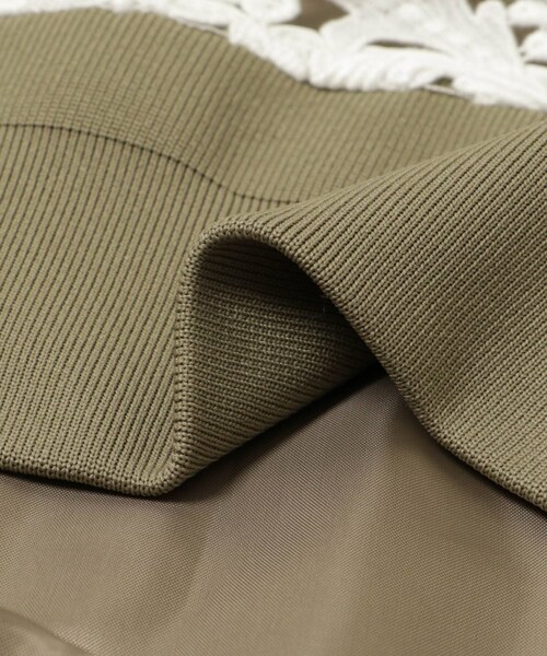 URBAN RESEARCH(アーバンリサーチ)の「STUMBLY LACE COMBI SHEER SL MA-1(MA-1・レディース・KHAKI・38)」の8枚目の写真